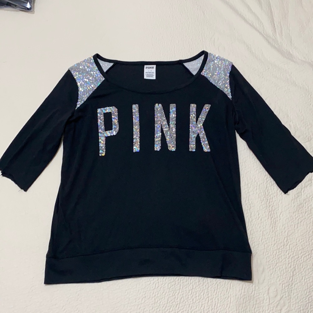 Pink Victoria’s Secret sequin Top